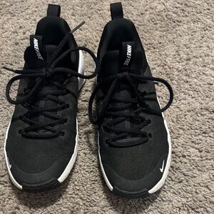 Nike Black and White Running Shoes
